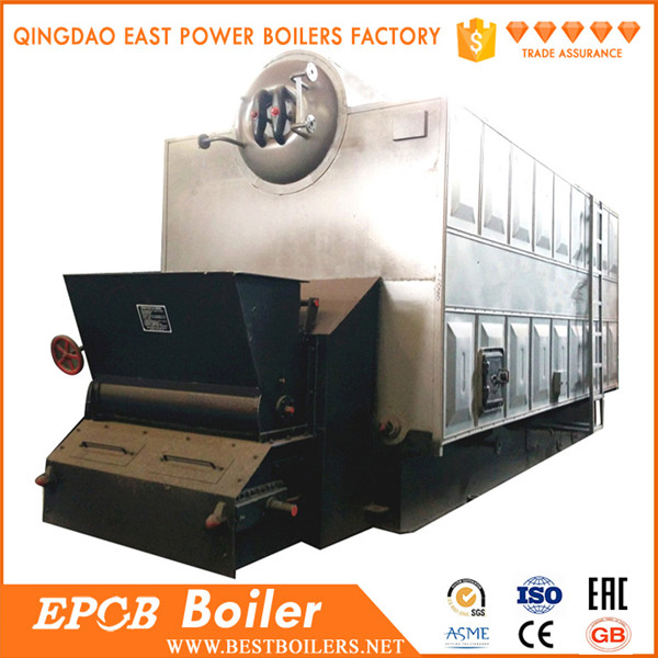 EPCB ISO Certificated China Combi Solid Fuel 6Ton Palm Shell Boiler